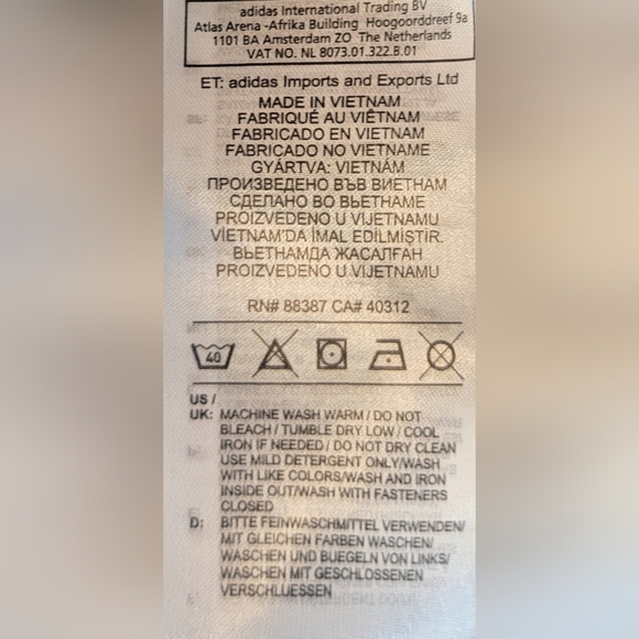 Adidas Track Jacket Warm Ups - Picture 7 of 7